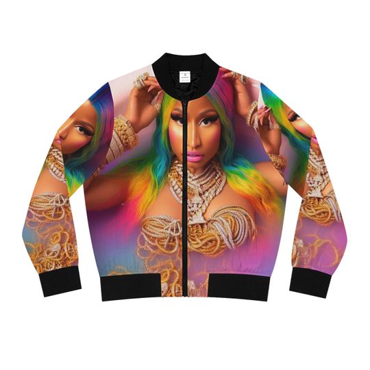 Nicki Minaj Women's light weight Bomber Jacket (AOP)