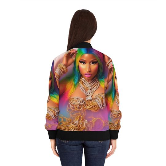 Nicki Minaj Women's light weight Bomber Jacket (AOP)