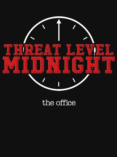 Threat Level Midnight - The Office Classic T-Shirt