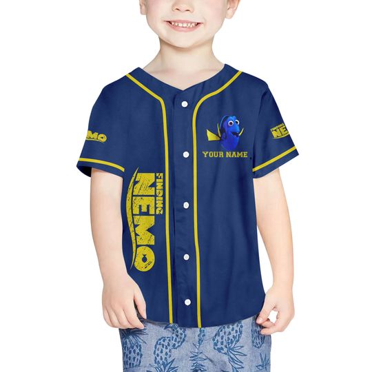 Personalized Disney Finding Nemo Vintage Dory, Disney Baseball Jersey Sports