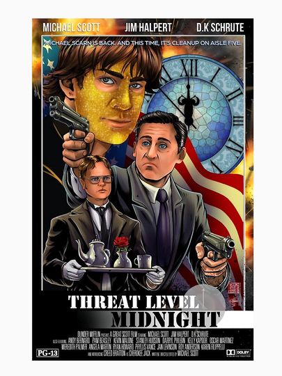 Threat Level Midnight - The Office Classic T-Shirt