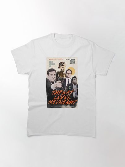 Threat Level Midnight - The Office Classic T-Shirt