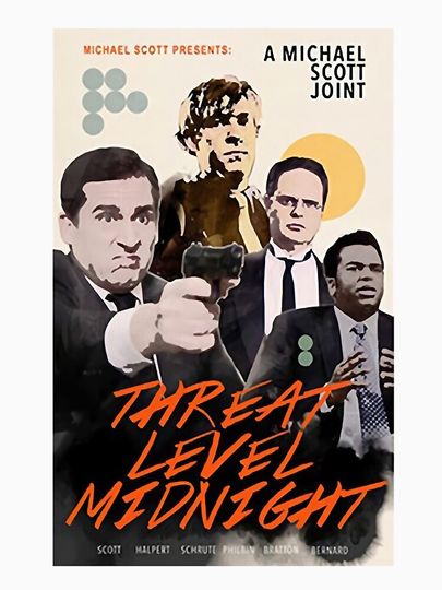 Threat Level Midnight - The Office Classic T-Shirt