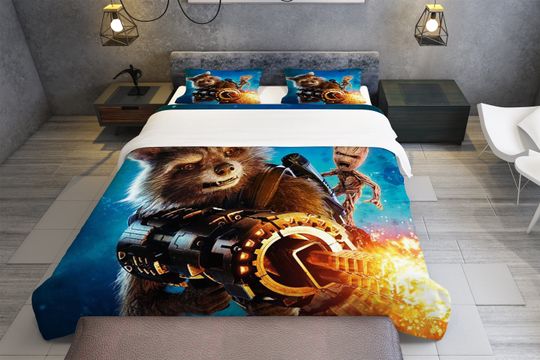 Rocket Raccoon Bedding Set