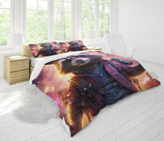 Rocket Raccoon Bedding Set