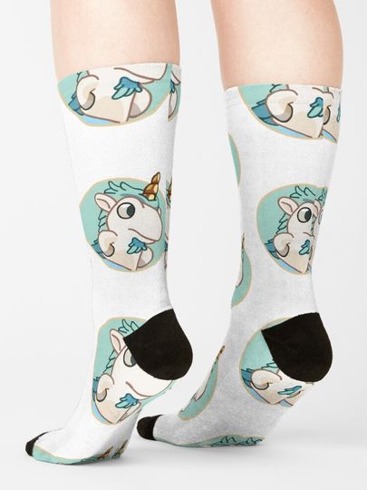 Unicorse Hole BlueyDad Socks