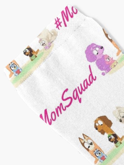 Mom Squad BlueyDad Socks