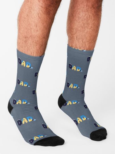 BlueyDad Love Dad Socks