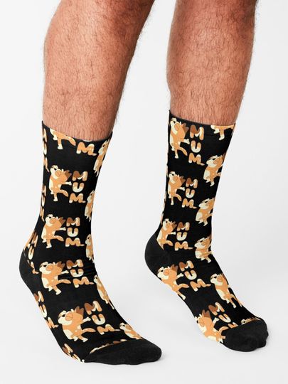 Vintage Cartoon Vintage Cartoon BlueyDad Socks