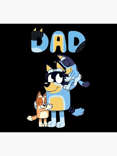 Dad Playing Son And Daughter Blueys Socks