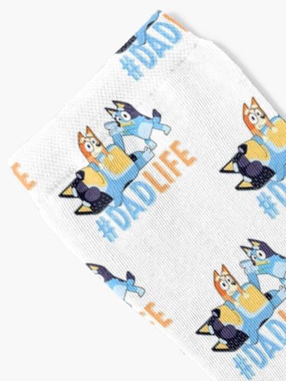 Vintage Cartoon Movie BlueyDad Socks