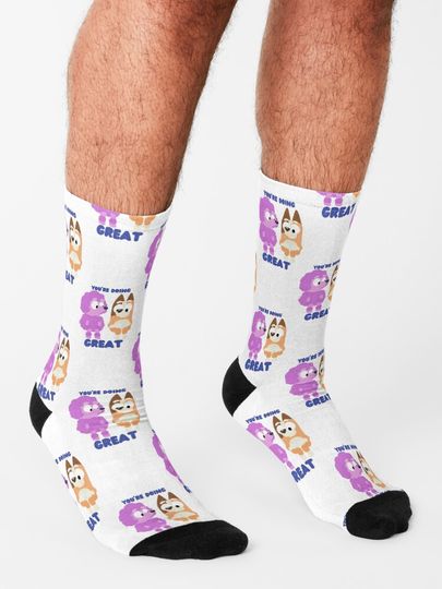 You’re doing great BlueyDad Socks