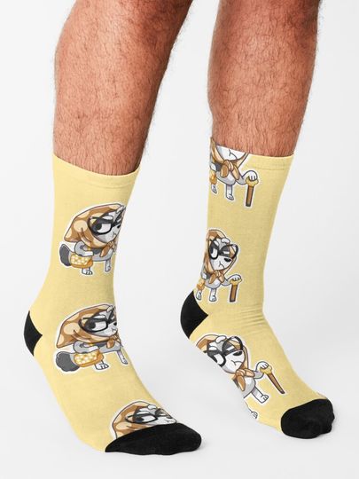 Cranky Granny Muffin BlueyDad Socks