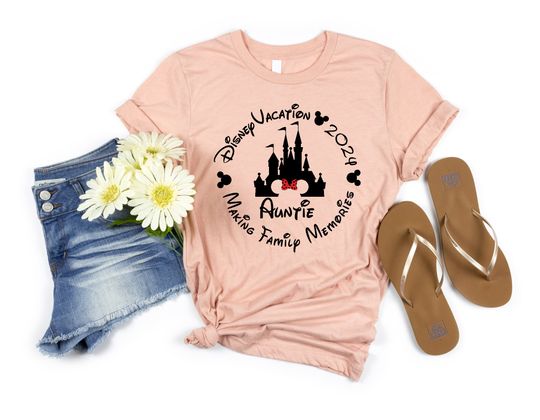 Custom Family Disney Trip Shirt, Disneyland Family Vacation Shirts
