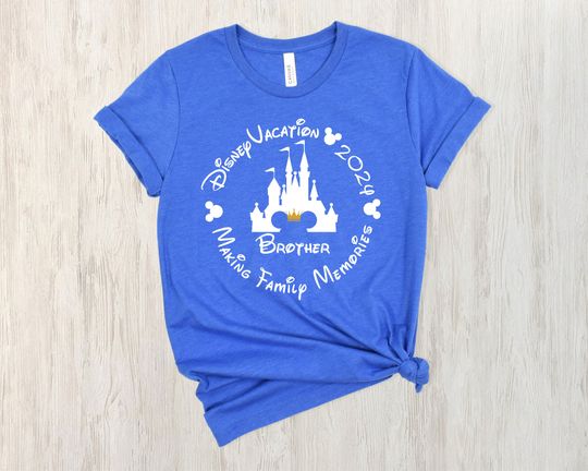 Custom Family Disney Trip Shirt, Disneyland Family Vacation Shirts