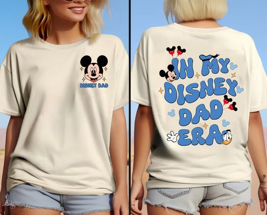 In My Disney Dad Era Two-Sided Sweatshirt, Mickey Mouse Dad