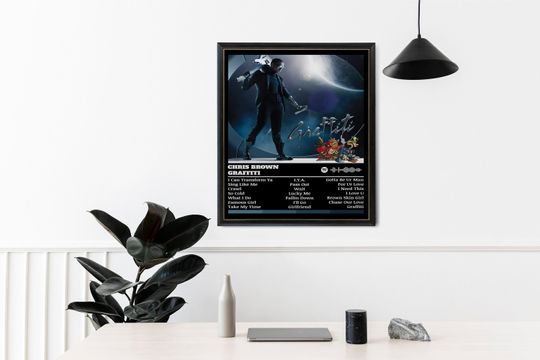 Chris Brown Poster Print | Graffiti Poster | Music Poster