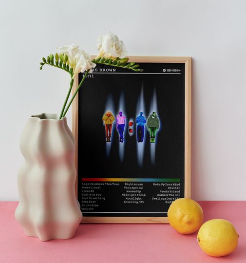 Chris Brown Poster Print | 11:11 Album Poster