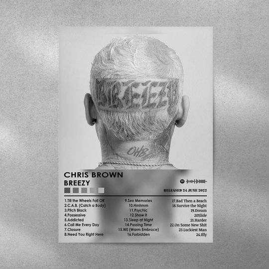 Chris Brown Poster Print | Breezy Poster | Music Poster