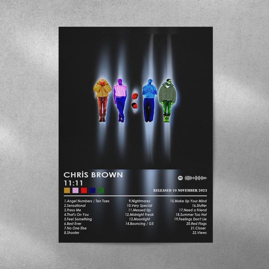 Chris Brown Poster Print | 11:11 Poster | Music Poster