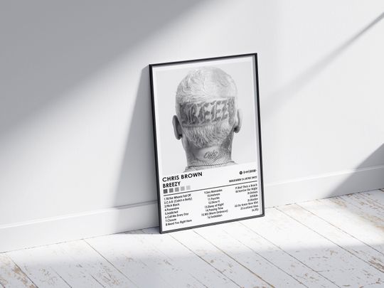 Chris Brown Poster Print | Breezy Poster | Music Poster