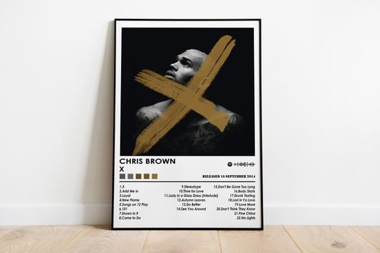 Chris Brown Poster Print | X Poster | Music Poster
