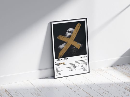 Chris Brown Poster Print | X Poster | Music Poster