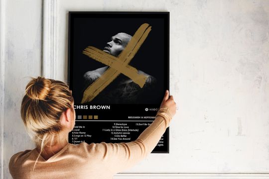 Chris Brown Poster Print | X Poster | Music Poster