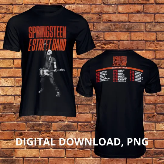 Bruce Springsteen 2024 World Tour Shirt, Bruce Springsteen Logo T-Shirt, Summer 2024 Concert Shirt, Gift For Fan