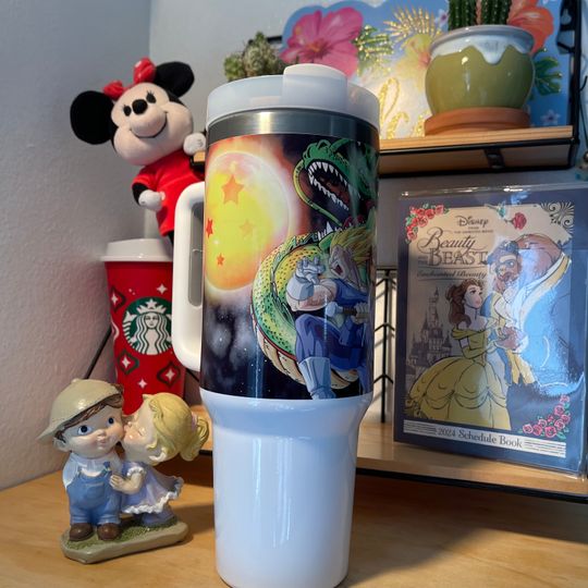 FATHER'S DAY GIFT.Custom Personalized Dragon Ball Z  40oz Tumbler with handle