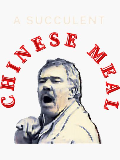 A Succulent Chinese Meal Democracy Manifest  Sticker