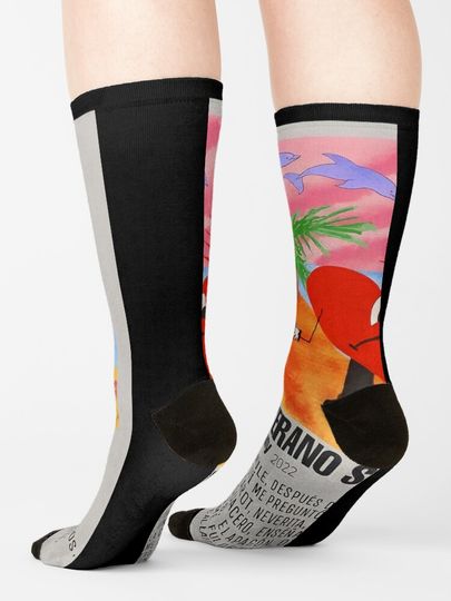 Bad bunny Cute Cotton Socks, Cute & Cozy Gift for Unisex, Trending Fashion Gifts