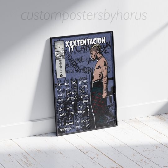 XXXTENTACION Comic Book Poster, Home Wall Decor, Multi-size