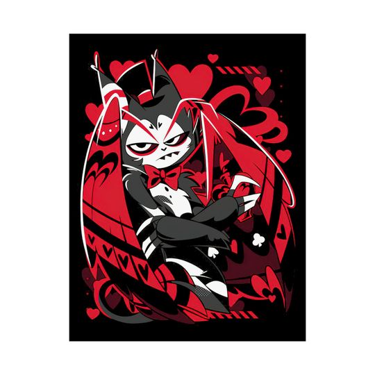 Husk Hazbin Hotel Matte Vertical Posters | Wall Art Poster | Home Decor | Gift For Hazbin Hotel Lover