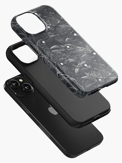 Raven pattern 2 iPhone Case