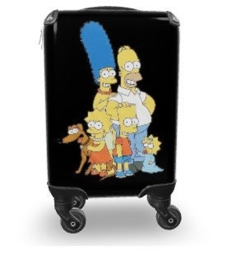 Simpsons Luggage Suitcase Travelling Gifts
