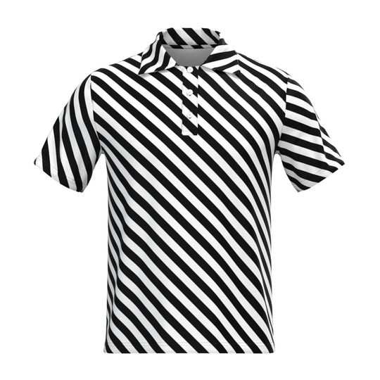 Black White Geometric Pattern Check Checker Box Houndstooth Triangle Hexagon Horizontal Diagonal Stripes Herringbone Collar Polo Tee