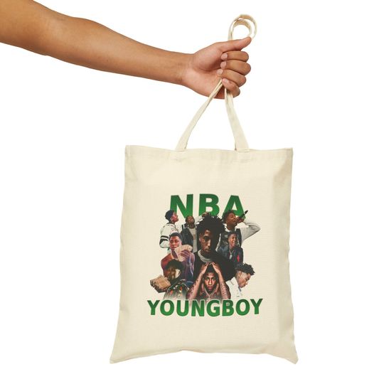 NBA Youngboy Tote Bag, Music Lover Shoulder Tote Bag, Shopping Bag Gifts