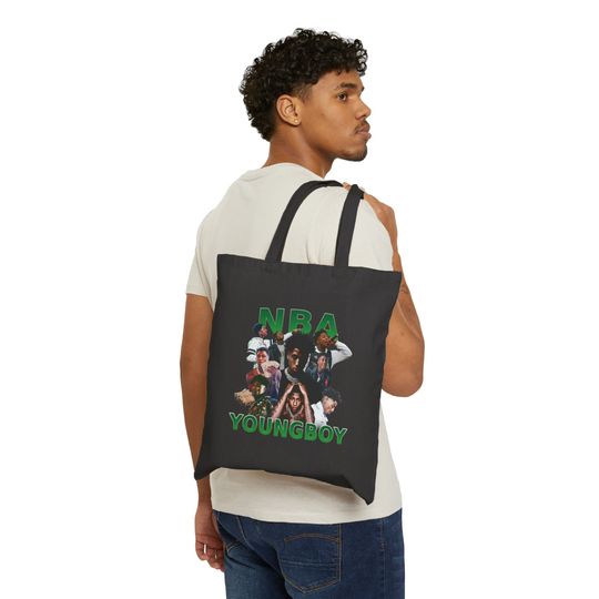 NBA Youngboy Tote Bag, Music Lover Shoulder Tote Bag, Shopping Bag Gifts