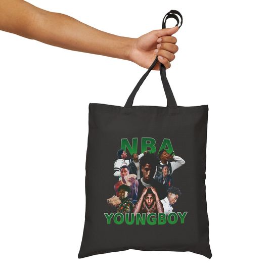 NBA Youngboy Tote Bag, Music Lover Shoulder Tote Bag, Shopping Bag Gifts