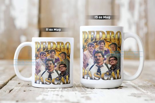 PEDRO PASCAL Coffee Mug, Pedro Pascal Tea Mug, Pedro Pascal Drinkware, Pedro Pascal Mug, Pedro Pascal Merch Gift, Daddy Pascal Mug Gift