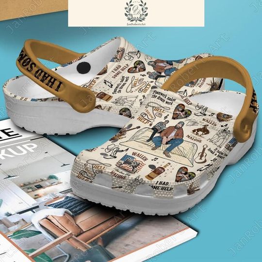 Post Malone Clogs, I Had Some Help Clogs, Post Malone Tour