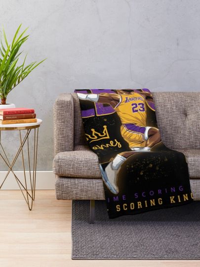 LeBron James Soft Cozy Throw Blanket  for men, women, Unisex, Trending Gifts