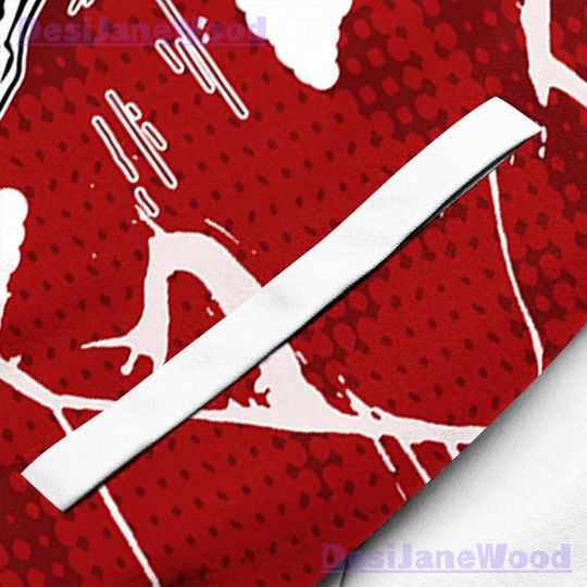 Dunkare Red Taxi 12s Varsity Jacket - Pose Skeleton Crack Varsity Jacket Unisex