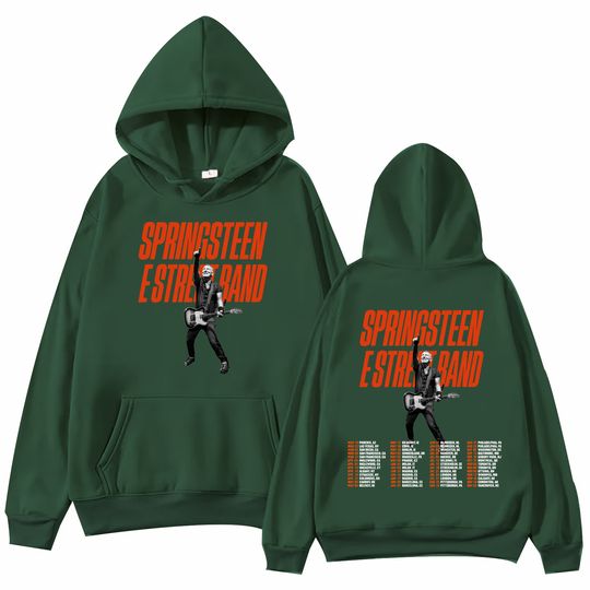 Bruce Springsteen and E Street 2024 Tour Hoodie, Harajuku Hip Hop Pullover Tops Hoodie, P!nk Music Fans Gift
