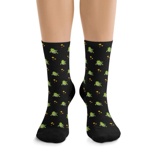 Shiny Jolteon Retro Socks, PKM Socks, Video Game Socks, Socks for Kids, Socks for Him, Socks for Her