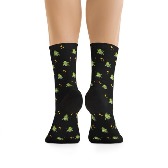 Shiny Jolteon Retro Socks, PKM Socks, Video Game Socks, Socks for Kids, Socks for Him, Socks for Her