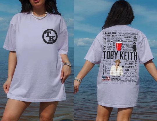country music tshirt toby keith tshirt, Cotton Short Sleeve Tee, Summer Casual Shirt