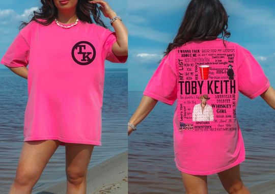 country music tshirt toby keith tshirt, Cotton Short Sleeve Tee, Summer Casual Shirt