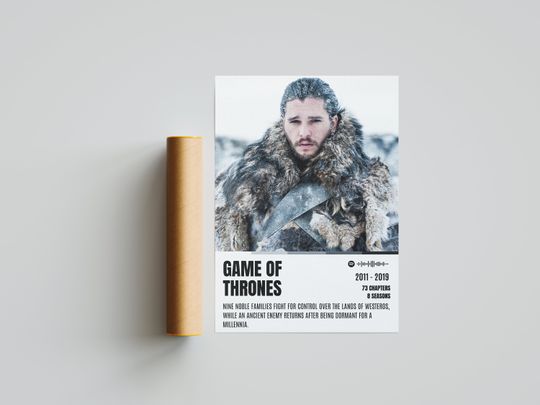 Game of Thrones GoT Premium Matte Vertical Posters, Wall Art Decor